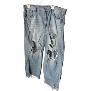 American Eagle | Supee Distressed Skater Baggy Jeans | Size 18